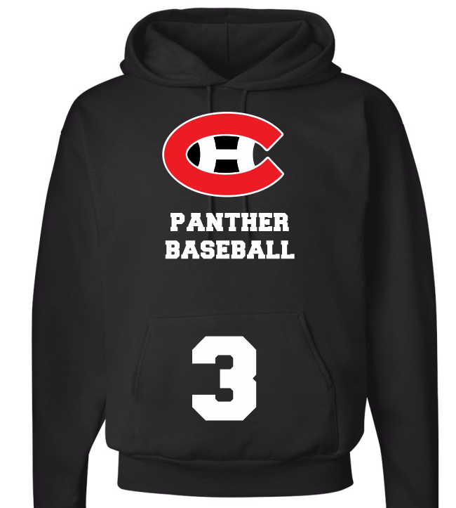 CHHS Baseball Pullover Hoodie image 0