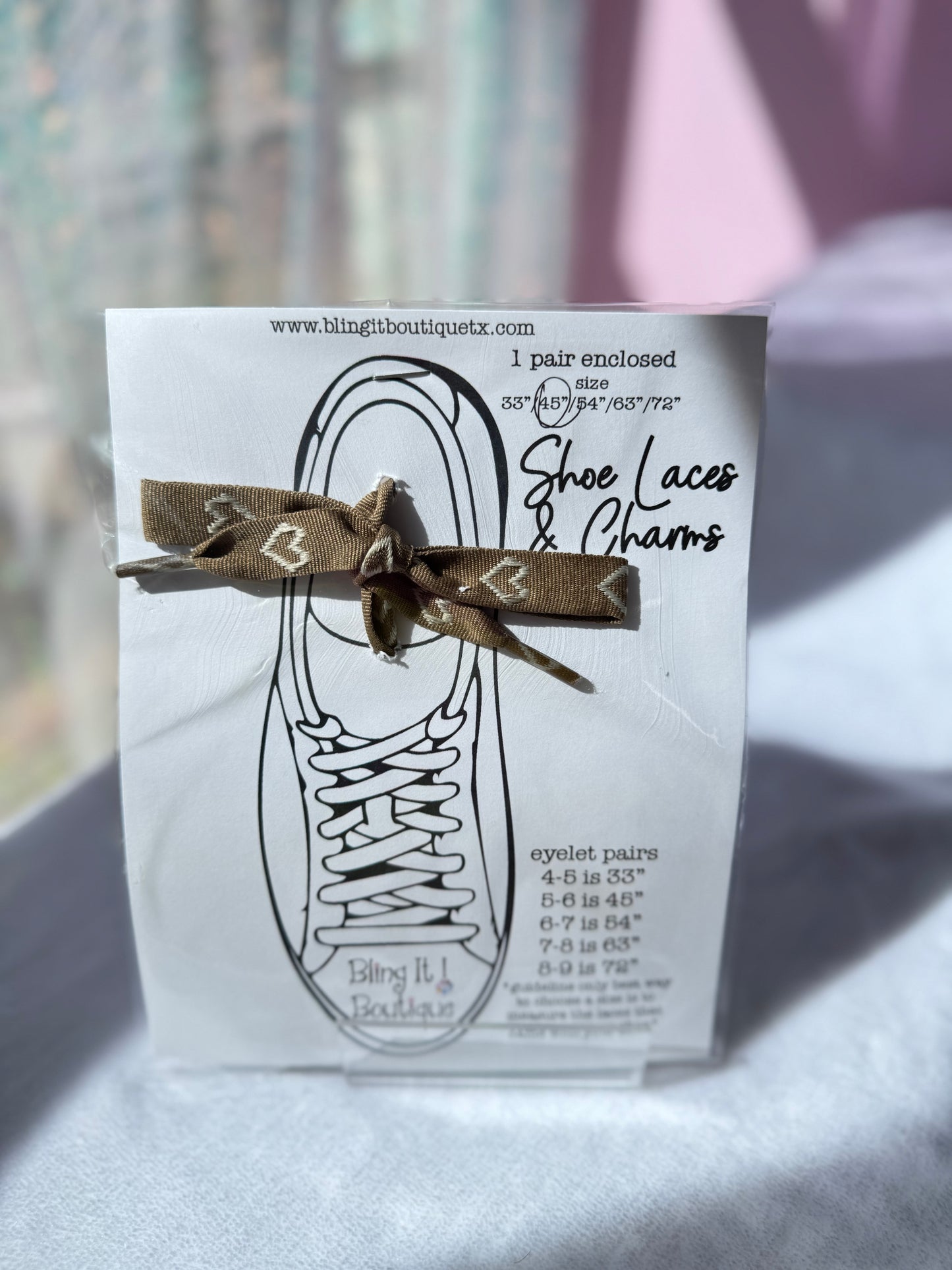 HEART PRINT SHOELACES image 2