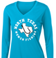 NTWF Dri Fit Ladies V-Neck Long Sleeve image 5