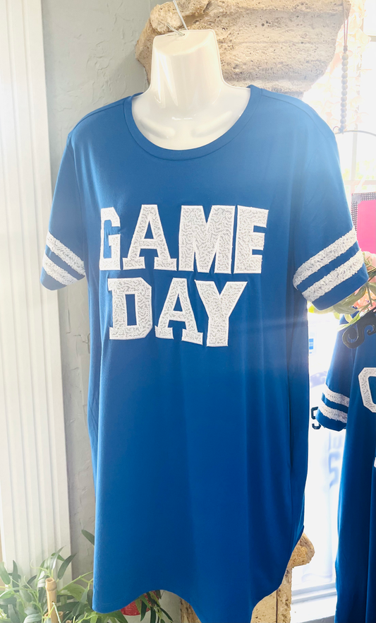 Game Day Dress Shirt (Blue) image 0