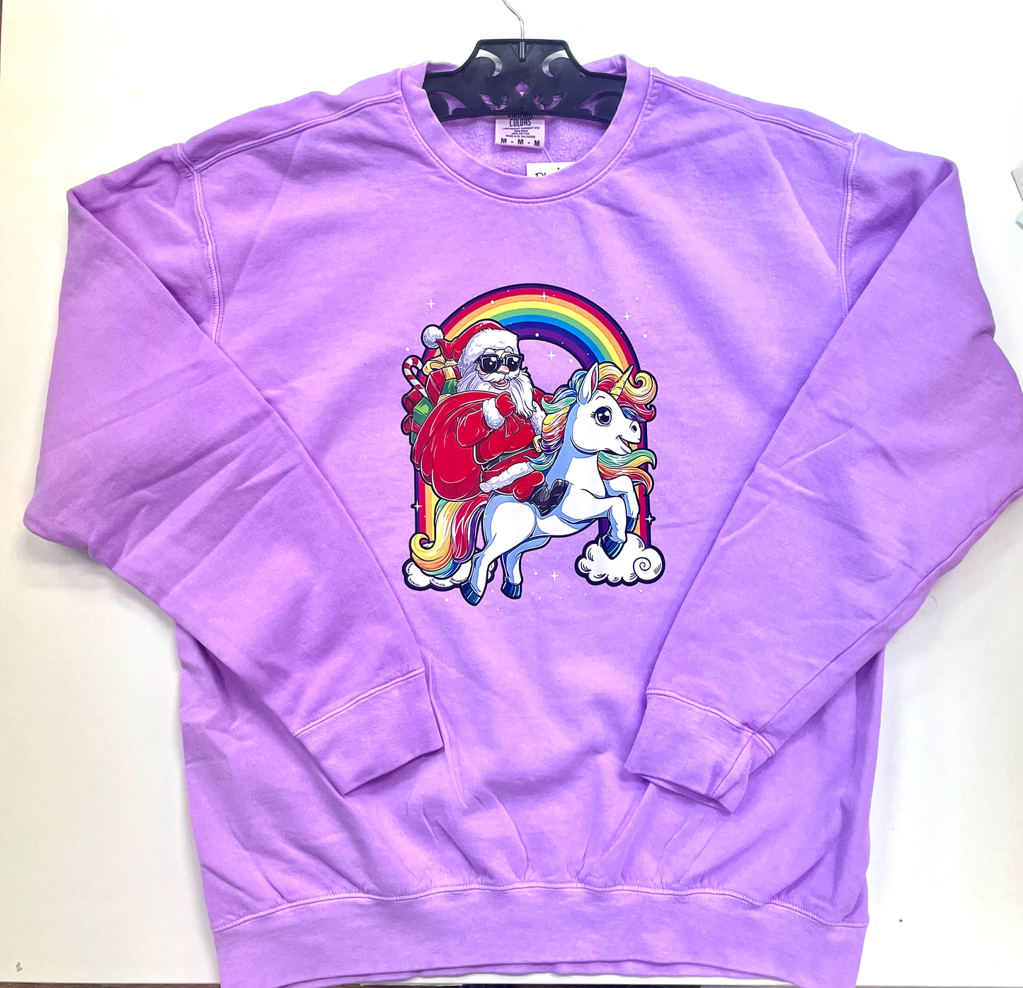 Santa Unicorn Sweatshirt image 0