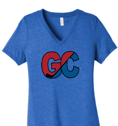 GC Hockey Relaxed Bella+Canvas V-neck image 0