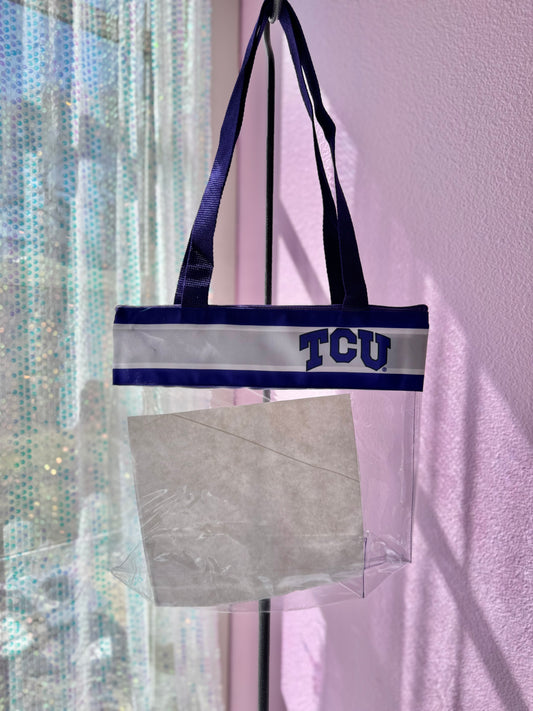 TCU CLEAR TOTE image 0