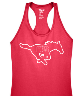 Ladie's Red Dri Fit Tank image 0