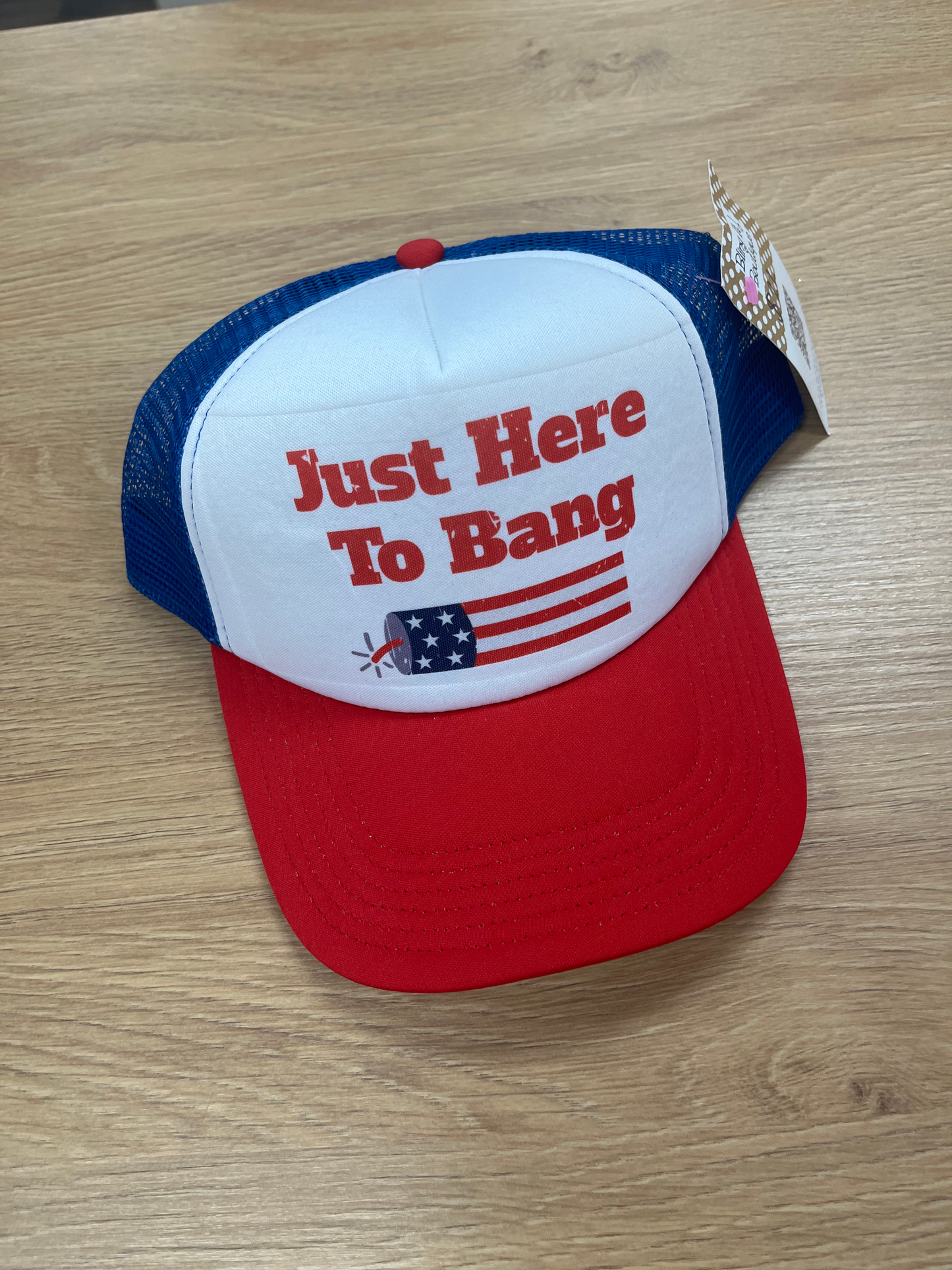 Just Here To Bang Cap image 0