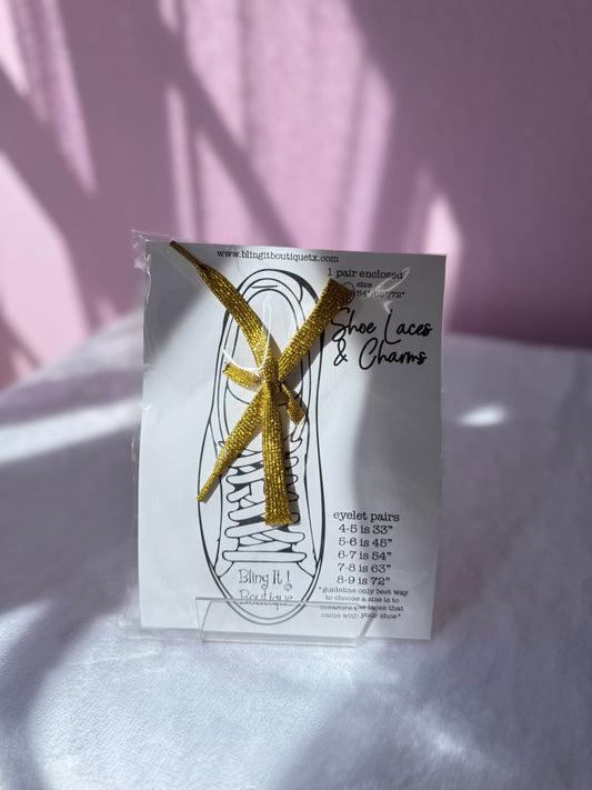 METALLIC SHOELACES image 1