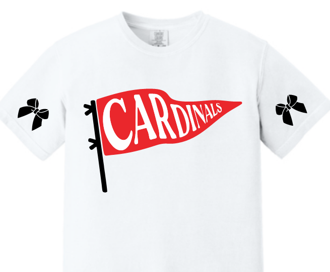 FWC Cheer Pennant Comfort Color Tee image 0