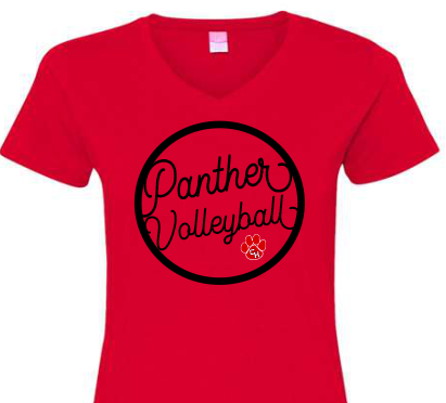 CHHS CHVB Panther Volleyball V-Neck image 0