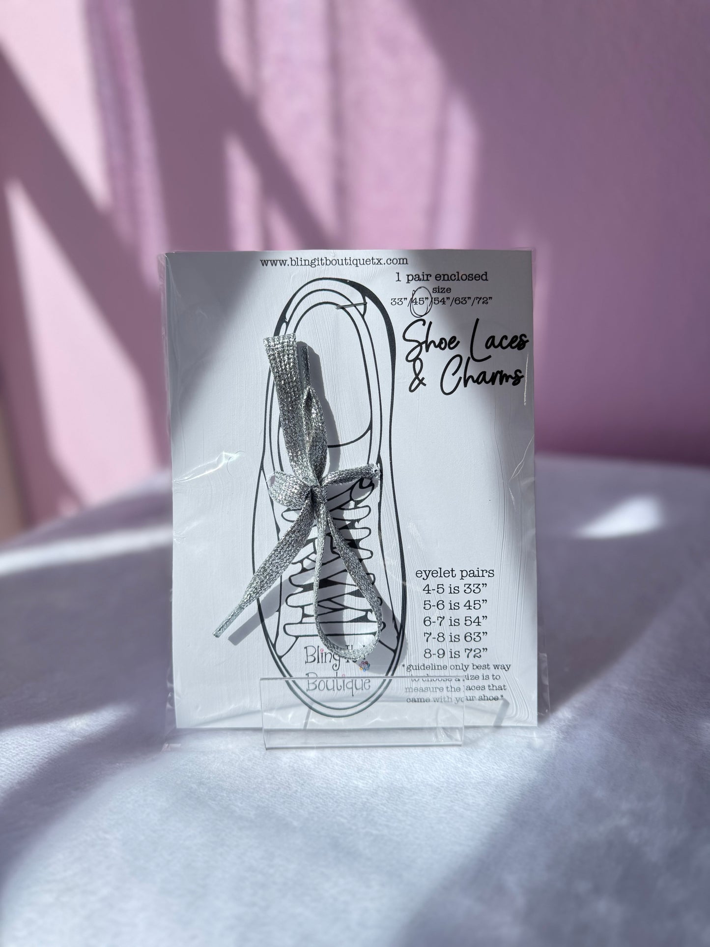 METALLIC SHOELACES image 0