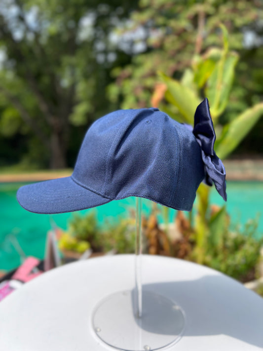 SATIN BOW CAP image 0