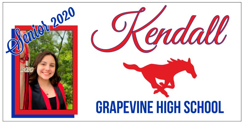 Custom Senior 2020 Banner 2x4 with Grommets image 3