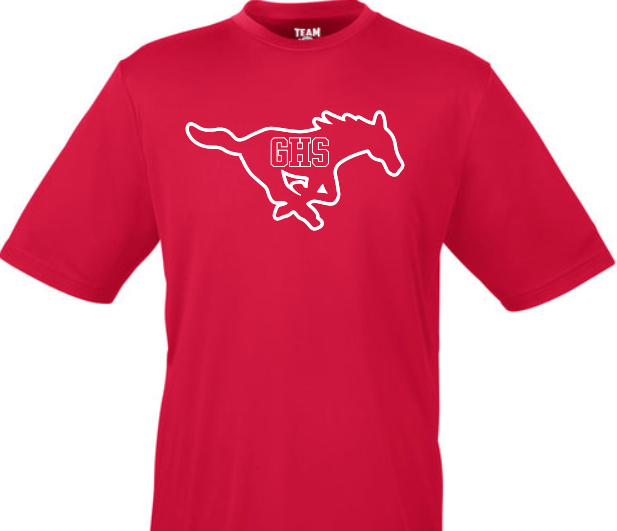 Men's Red Dri Fit Tee image 0
