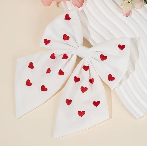 Valentine's Day Heart Bow image 0