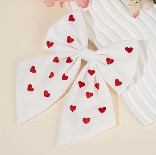 Valentine's Day Heart Bow image 0