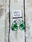Teardrop Shamrock earrings image 1