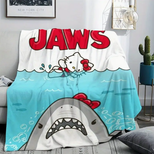 JAWS HELLO KITTY BLANKET image 0