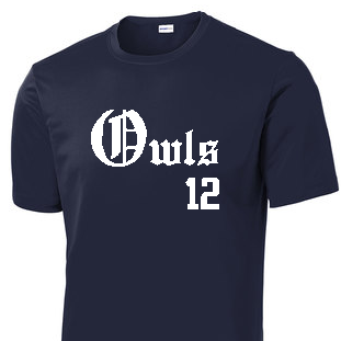 Owls Baseball Dri Fit Short Sleeve Jersey image 0