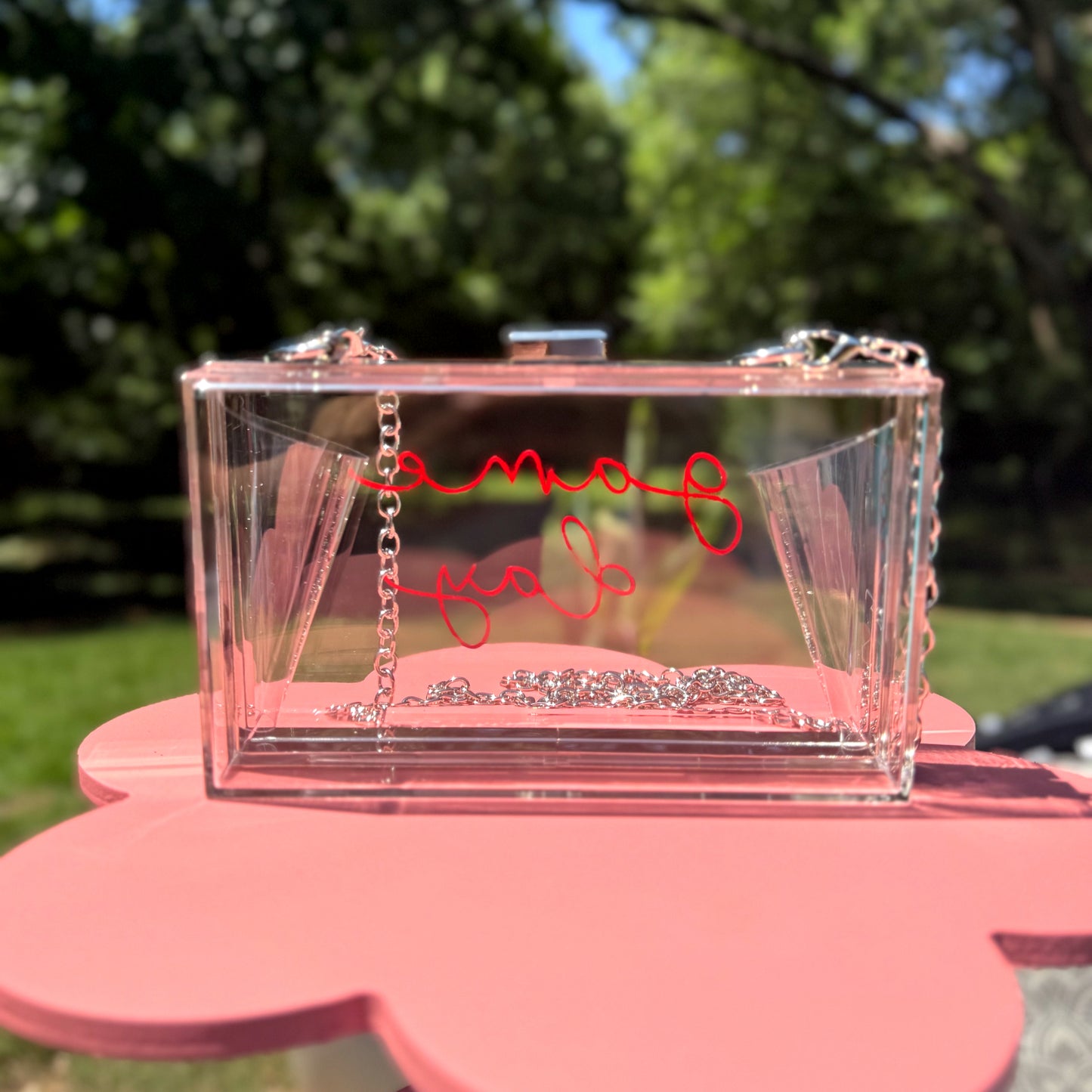 GAME DAY CLEAR RECTANGLE PURSE image 2