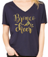 HMS Cheer Flowy V Neck image 0