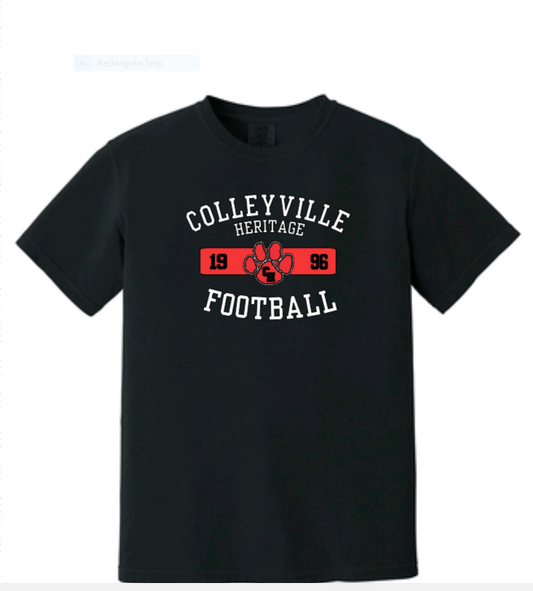 CHHS Comfort Colors Retro Football Tee image 1