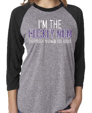 Brahma Hockey Mom 3/4 Sleeve Raglan image 4