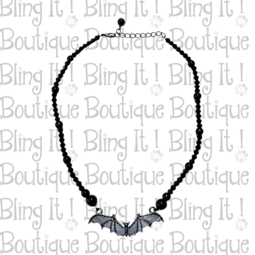 BEADED BAT NECKLACE image 0