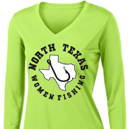 NTWF Dri Fit Ladies V-Neck Long Sleeve image 3