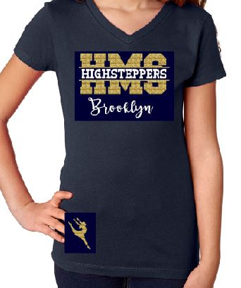 Highsteppers V Neck Team Shirt image 0