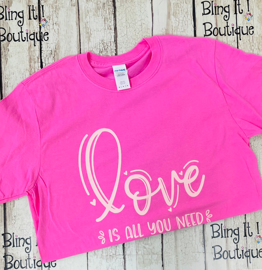 Love is all you need T-shirt image 0