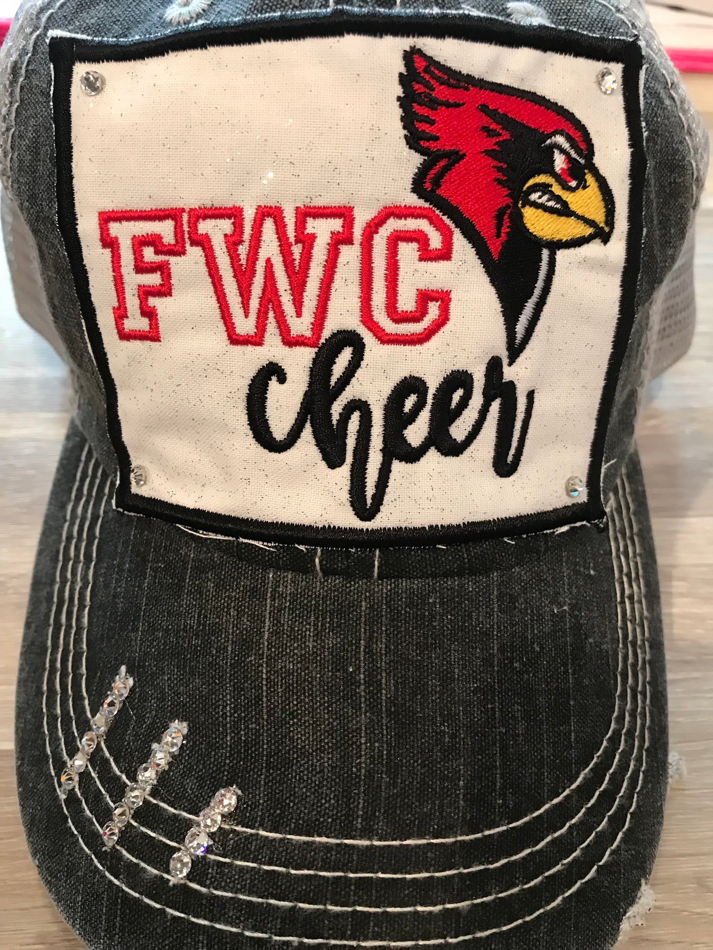 FWC Cheer Distressed Trucker Cap image 1
