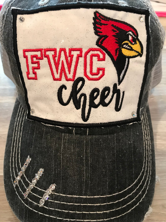 FWC Cheer Distressed Trucker Cap image 1