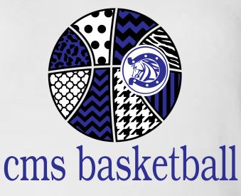 CMS V-Neck Fitted Pattern Basketball image 1