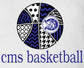 CMS V-Neck Fitted Pattern Basketball image 1