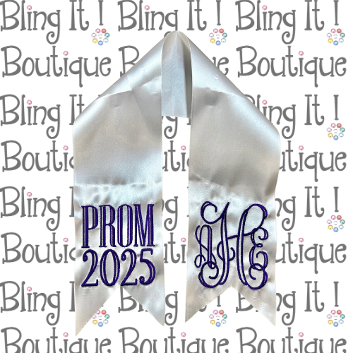 HOCO Embroidery Floral Sash image 3