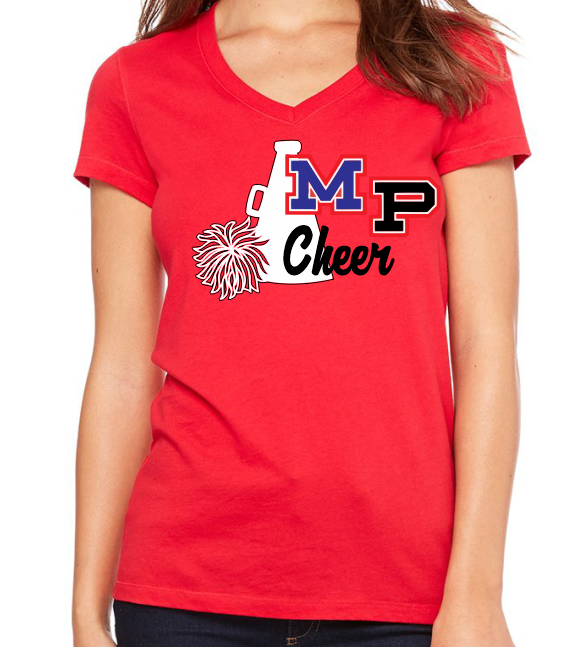MP Cheer Ladies V Neck image 0