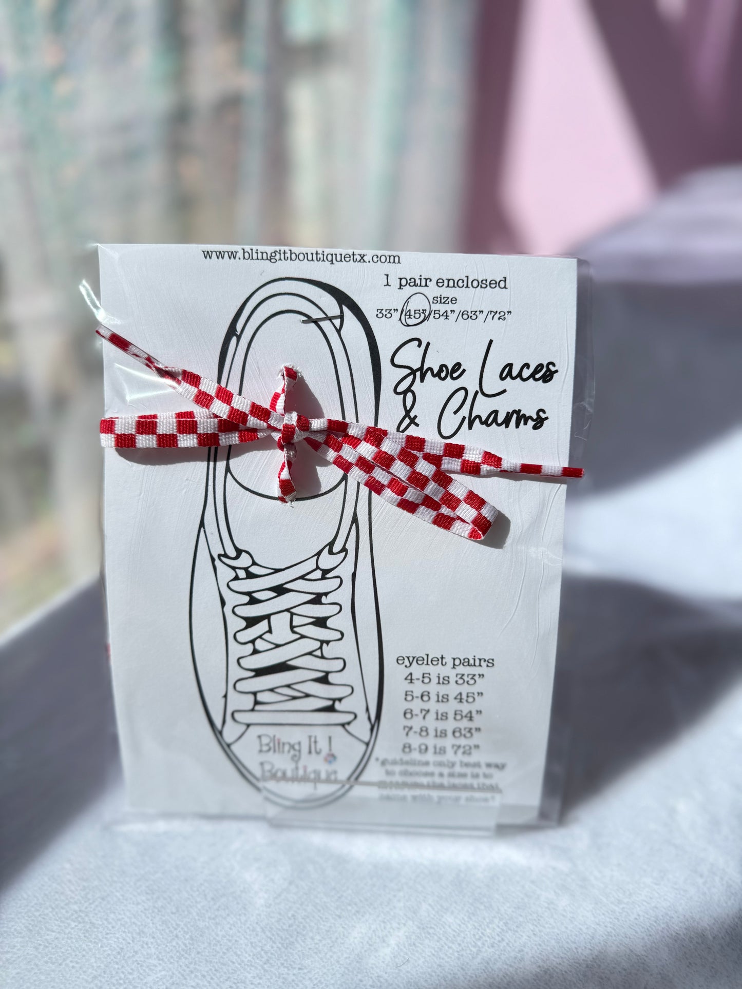 CHECKERED SHOELACES image 0