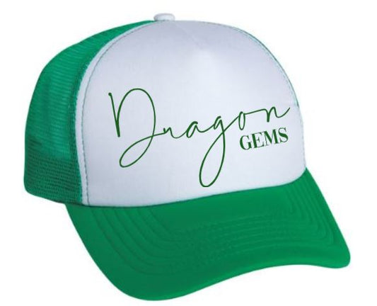 SCRIPT EMBROIDERED FOAM CAP image 1