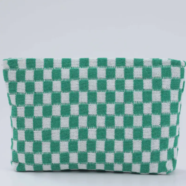 Checkered Makeup Bag image 0