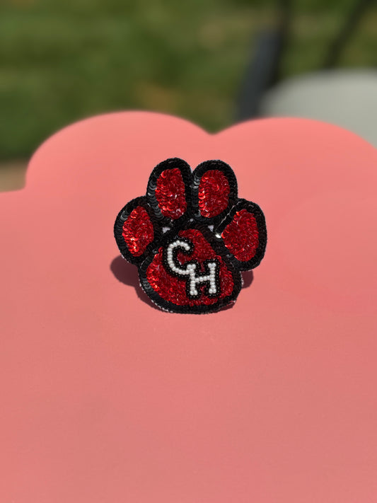 CHHS PAW SEQUIN PATCH image 0