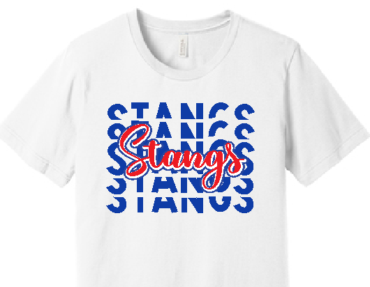GHS Cheer Stangs Repeat Tee image 0