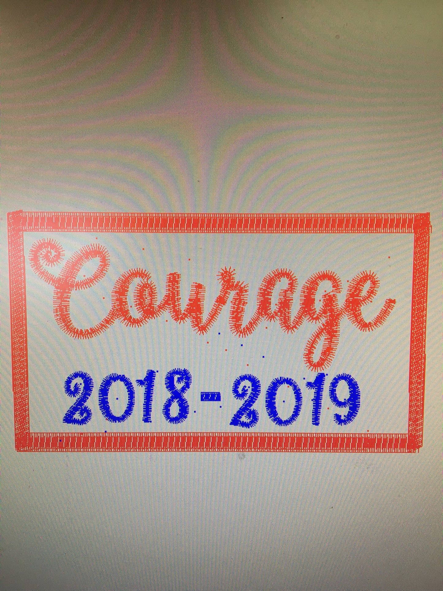 SX Custom Embroidery Patch image 1