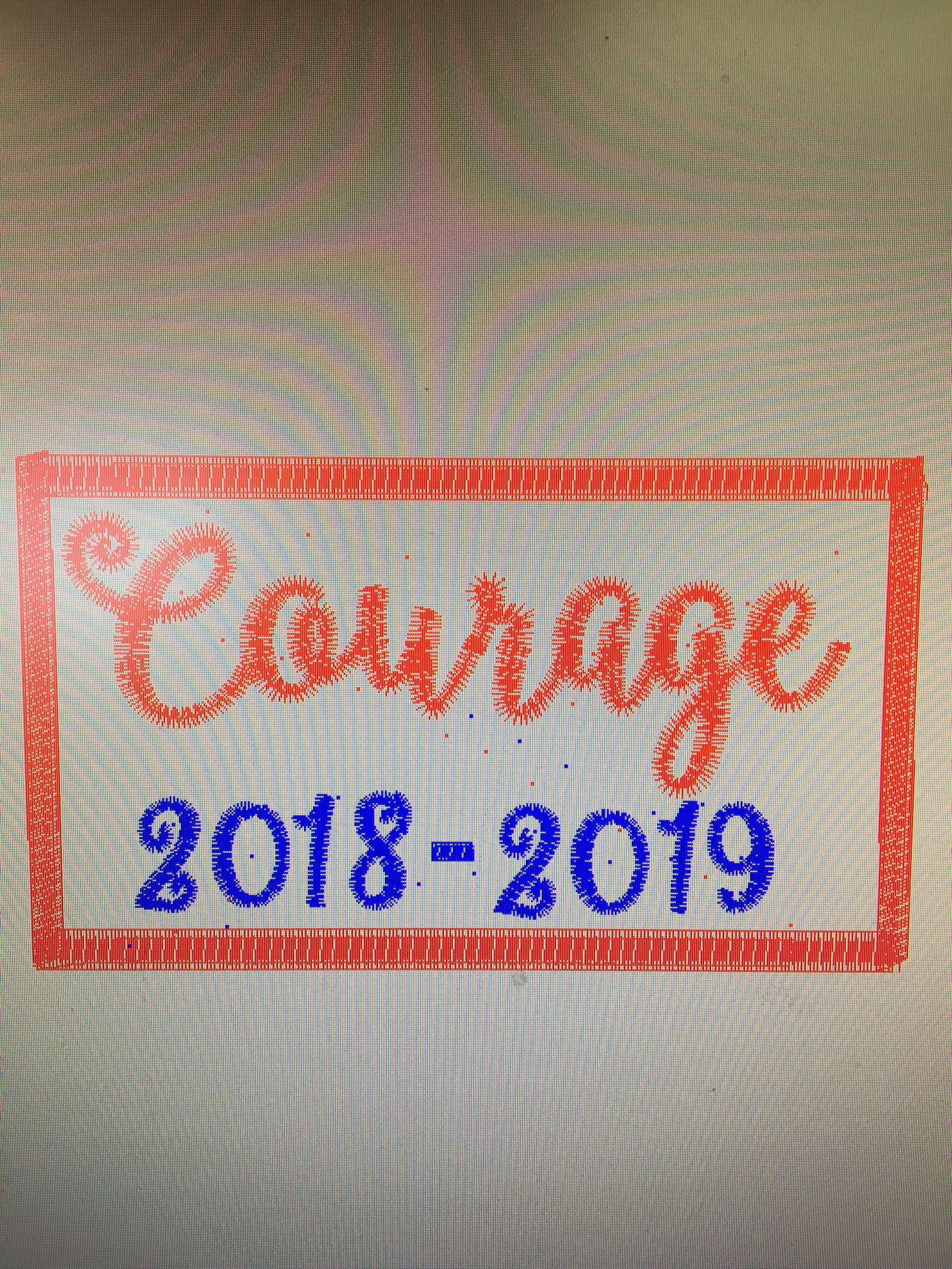 SX Custom Embroidery Patch image 1