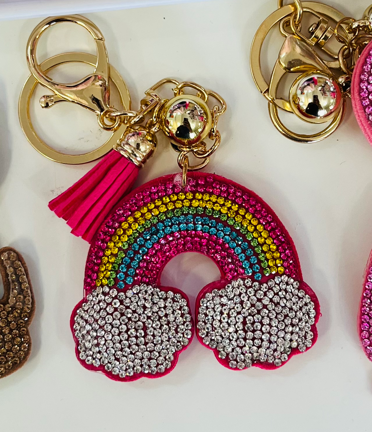 Rhinestone Keychains image 3