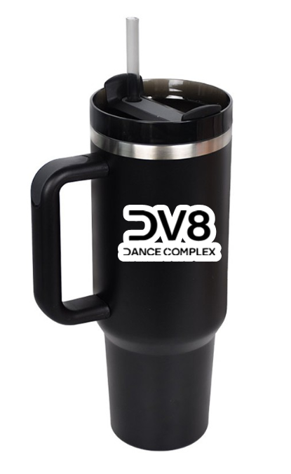 DV8 40 oz STEEL TUMBLER W/STRAW image 0