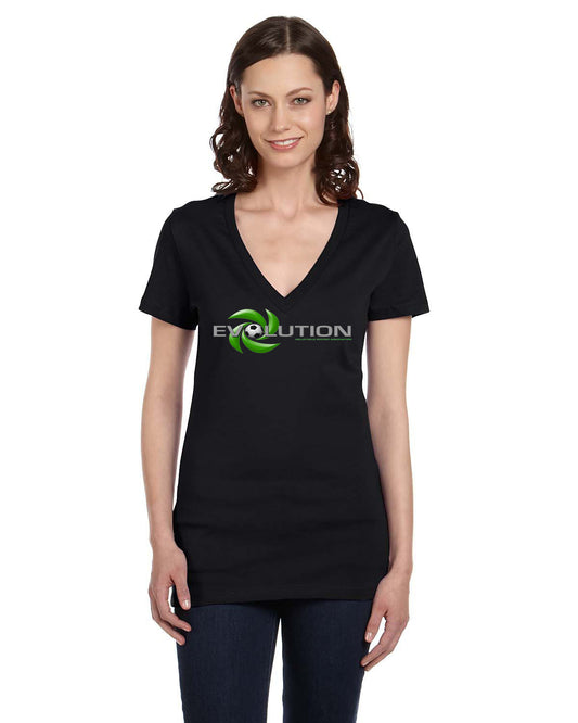 Ladies V-Neck (4 colors) Customize - extra charge image 1