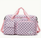Checkered Duffel Bag image 0