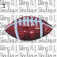 SEQUIN FOOTBALL PATCH image 0