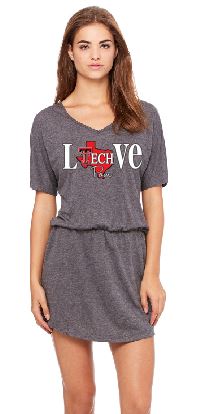 Love Pom Flowy V Neck Dress image 0