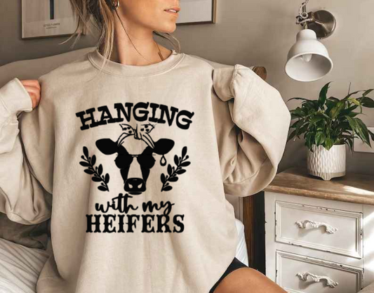 Hanging With My Heifers! (T-shirt & Sweatshirt) image 1
