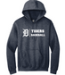 DT Heathered Navy Pullover Hoodie image 0